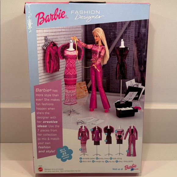 Barbie Fashion Designer Set 2000 - Picture 2 of 4